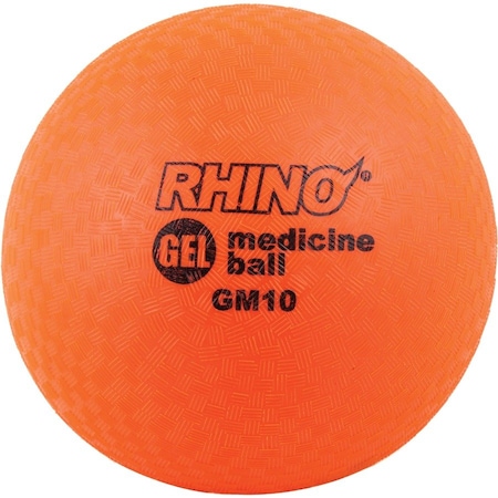 Champion Sports Medicine Ball, 15 lb, Orange gm10