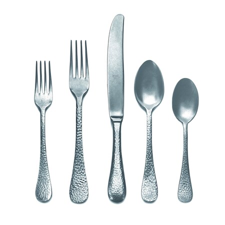 Mepra Epoque Flatware Set - 5 Pieces - Pewter 106922005