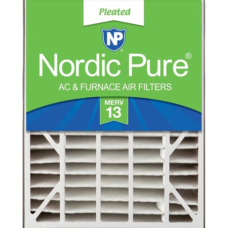 Nordic Pure 20x25x5 Pleated Air Filter, High Capacity, Electrostatically Charged Synthetic Media, MERV 13 20x25x5ABM13-1