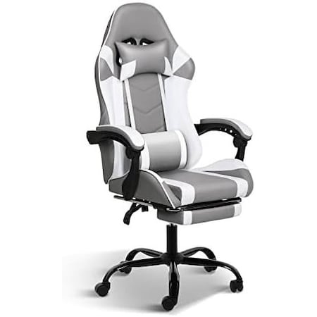 Yssoa Racing Video Backrest and Seat Height Recliner Gaming Office High Back Computer Ergonomic Adj FNCHARGAME01GWFR