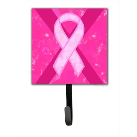 Carolines Treasures 4.25 x 7 in. Breast Cancer Battle Flag Leash Or Key Holder BC1001SH4