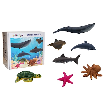 Get Ready Kids Ocean Animal Playset, 7-Piece Set 884