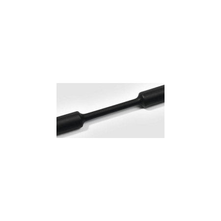 Hellermanntyton 1/8 in Heat Shrink Tubing, 3:1 Ratio, 100ft Reel, Black 309-65110