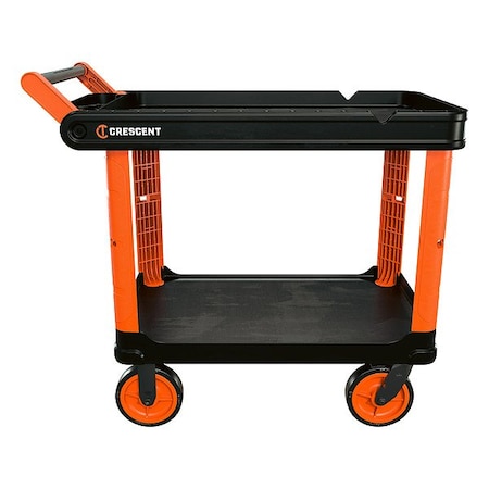 Crescent Utility cart, 500 lb. Cap. IUC2S8CBM