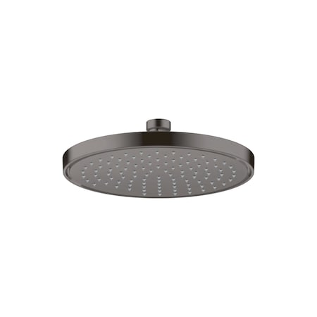 Axor ShowerSolutions Showerhead 220 1-Jet, 2.5 GPM in Brushed Black Chrome 35367341