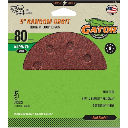 Ali GATOR 5 8-HOLE HLOOP 80, 5PK 3724