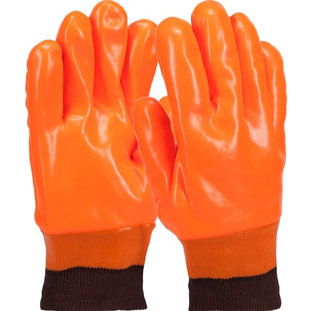 Pip PVC Dipped Glove with Jersey Liner and Smooth Finish, Insulated & Waterproof, 12PK 1007OR
