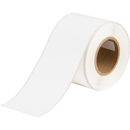 Brady ContinuousLabelStock, White, Matte, 4inW J40C-4000-2550