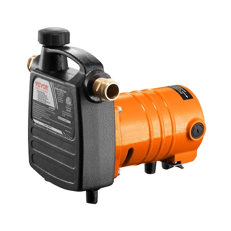 Vevor Cast Iron Utility Water Transfer Pump Portable Utility Pump 1/2HP 1600 GPH Q1CZ-800C