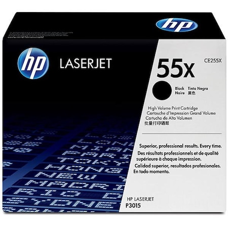 Hp 55X (CE255X) Black Original LaserJet Toner Cartridge (12,500 Yield) CE255X