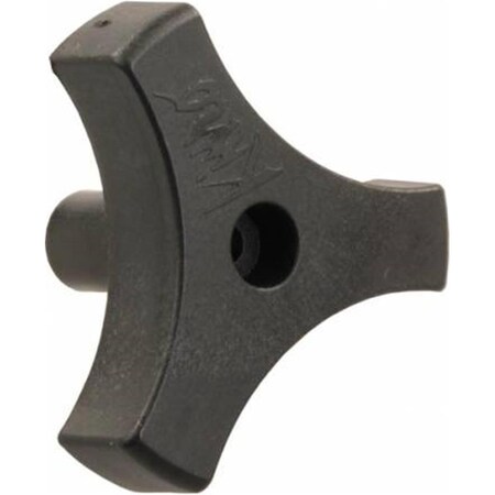 Powerhouse 20195 0.81 In.Tri-Lug Window Knob Black PO363481