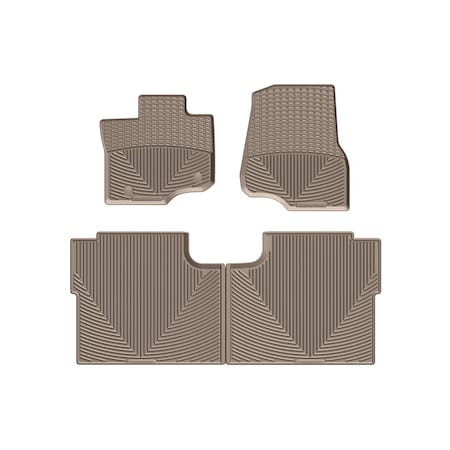 Weathertech Tan, Front and Rear All Weather Floor Mats W345TN-W346TN