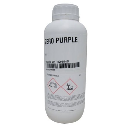 Tenax Zero Purple Liquid Stain Remover - 1 Liter. Special Cleaning Treatment for Absorbent Materials. TZP