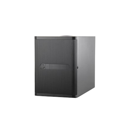 Dynamicfunction Rackmount Storage Server Chassis Premium Mini-ITX DTX Small Form Factor NAS Computer Cases - Black DY2661847
