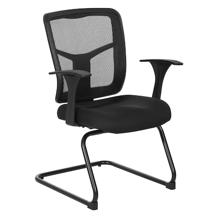 Office Star Products ProGrid Vistor's Chair, FreeFlex Coal 9093B-30