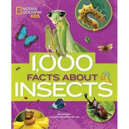 Amscope 1000 Facts About Insects by National Geographic Kids BK-1000I