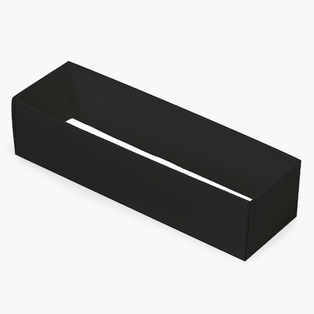 Nashville Wraps Black Macaron and Cookie Box Base, 8.25x2.5x2, 100PK MCBSBK