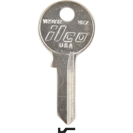 Kaba Ilco Viro Nickel Plated Padlock Key VR7 / VR91AR, 10PK AL30551012