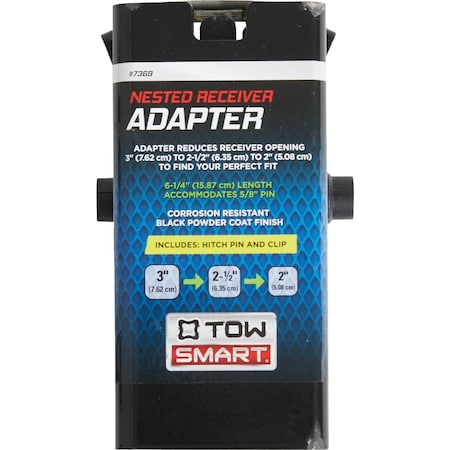 Towsmart Class III To Class V Receiver Adapter For 3'' Recievers 7369