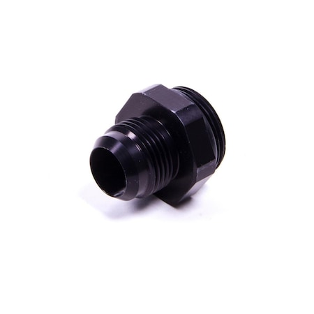 Meziere WP16012S 16 AN ORB to 12 AN Engine Coolant Fitting, Black Anodized MEZWP16012S