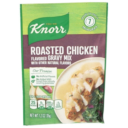 Knorr Retail Knorr Roasted Chicken Flavored Gravy Mix, 1.2 Ounce, 24PK 48001703339