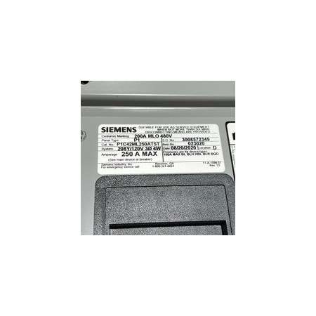 Siemens Loadcenters and Panelboards P1C42ML250CTST