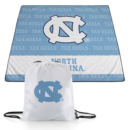 Picnic Time Family Of Brands NCAA North Carolina Tar Heels Impresa Picnic Blanket - Lightweight Beach Blanket - Machine Washable 819-01-999-416-0