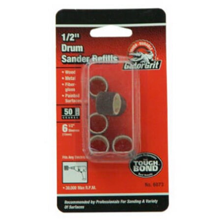 Defenseguard 6073 .5 x .5 in. Coarse Resin Cloth Abrasive Sleeve DE3874448