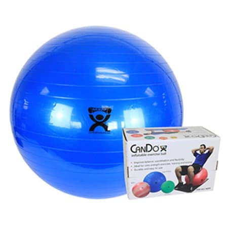 Cando International CanDo  34 in. Inflatable Exercise Ball - Blue CanDo-30-1805B
