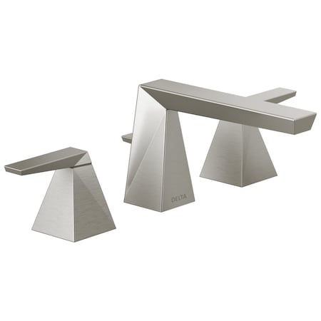 Delta Trillian Two Handle Widespread Bathroom Faucet 35543-SS-PR-MPU-DST