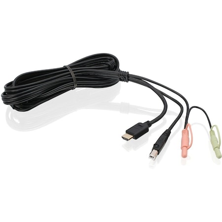 Iogear 6FT USB HDMI KVM CABLE KIT TAA Compliant G2L802U