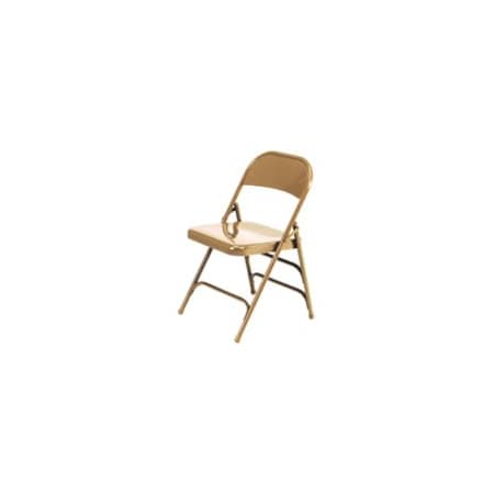 Virco 167 Series Folding Chair with Plastic Caps - El Dorado Bronze 167