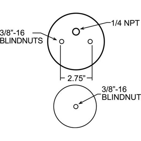 Firestone 9000 Helper Spring Bellows Ride Rite F36-9000