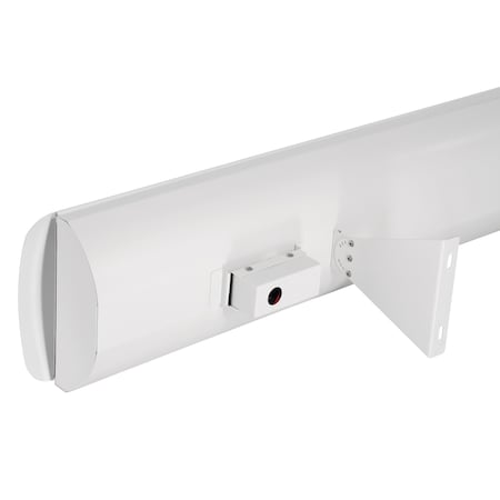 Eurofase 304 SS 61in Single Element 3000W 480V Heater, White, Clover Decor Plate EF30480W2