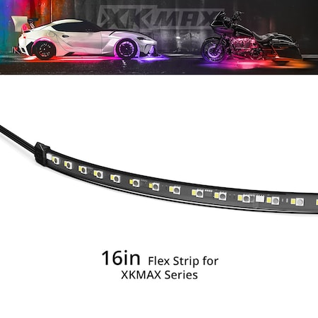 Xk Glow 16in RGBW Flex Cycle Strip MX-S-16