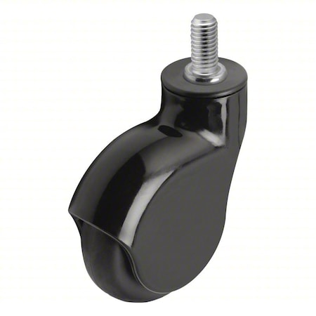 Medcaster Plate Casters, 3"dia, 110lb PGE30748-BK-MNT33(KK)