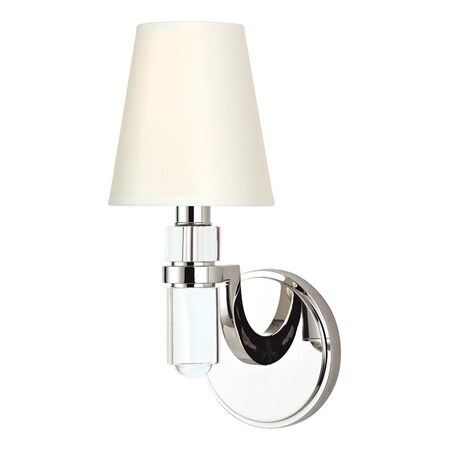Hudson Valley Lighting Dayton 1 Light Wall Sconce 5 In. Polished Nickel 981-PN-WS