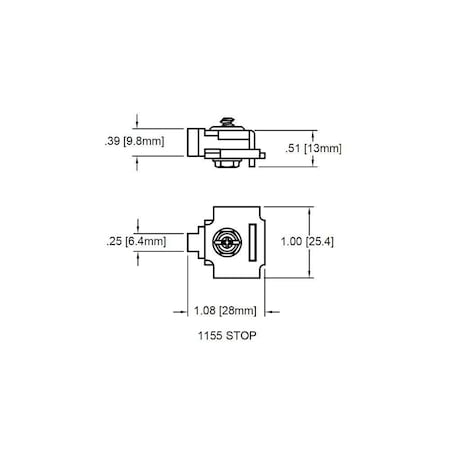 Le Johnson Door Stop 100/111 Series F/ Sliding Door 1155
