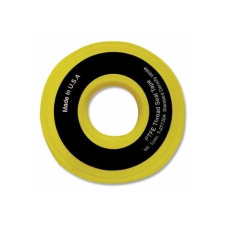 Anchor Brand Gas Line PTFE Thread Sealant Tape, 3/4 in W, 520 in L, Yellow, Full Density 102-3/4X520PTFE-YEL