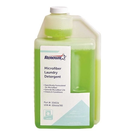 Renown Microfiber Laundry Detergent, Fragrance Free, 4PK REN050