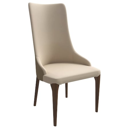 Leisuremod Elm Collection Modern Wooden Dining Chair In Taupe EC23TP
