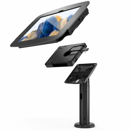 Compulocks Galaxy Tab A8 10.5IN Space Enclosure Tilting Stand 8IN Plus Hub Black TCDP01105GA8SBH01