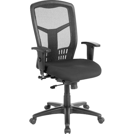 Lorell High-Back Mesh Executive Chair - Black 86205