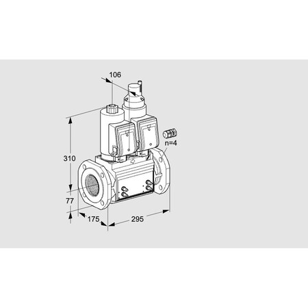 Honeywell Kromschroder VCS665F05NLWGR3B/MMMM/MMMM KS88207068