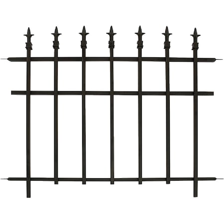 Panacea 30'' Hx37'' L Metal Decorative Border Fence 87103