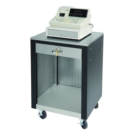 Advance Tabco Cashier Register Stand stainless steel top locking drawer BCRS-B