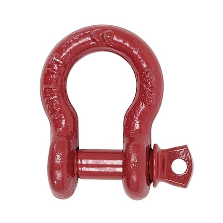 Mytee Products 3/8in Anchor Shackle Forged Carbon Steel w/Alloy Screw Pin Load Limit # 1.0 Ton 2,000 lbs. SHACKLE-ANCHOR-SP-38