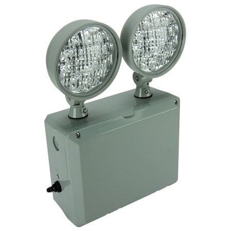 Exitronix LED-RX Series Weatherproof LED Emergency Light, Dual Adjustable Heads LED-RX-2