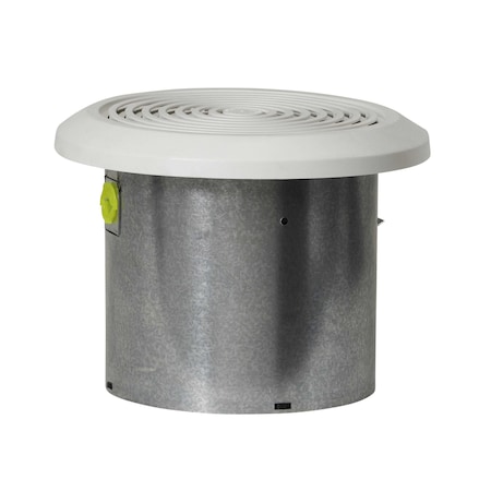Ventline/Dex Use To Vent Bathroom, 50 CFM, 7" Diameter Round, 115 Volt AC, Without Light V2262-50