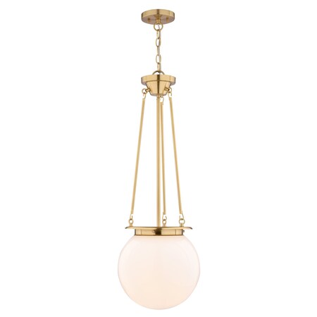 Vaxcel Kent 1-Light Pendant, Brass P0446